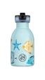 Kids Bottle Sea Friends Pipetli Paslanmaz Çelik Çocuk Su Matarası 250 Ml Mavi