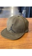 Air Jordan Haki Renk Hiphop Snapback Rapper Basket Cap Şapka