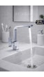 Lüx Krom Kare Lavabo Bataryası Çeşmesi