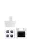 Kumtel B66-S2 - KO-40TAHDF - DA6-833 Home Basic Beyaz Cam Ankastre Set
