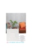 3d Abs Pvc Dayanıklı Duvar Tavan Paneli 50cmx50cm 1 Adet Silinebilir Çıta Panel Boyanabilir 1 Adet