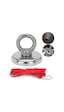 Ay Magnet Güçlü Halkalı Neodyum Pot Mıknatıs Çap 42mm Kurtarma Ay Magnet Güçlü Halkalı Neodyum Pot Mıknatıs Çap 42mm Kurtarma