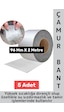 Ultra Güçlü Su Geçirmez Isıya Dayanıklı Alüminyum İzolasyon Tamirat 96 Mm X 2 Metre Çamur Bant 5 Adt