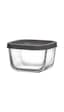 Lav Cube Cam Saklama Kabı 2'li Küçük Boy 270 ml Lav Cube Cam Saklama Kabı 2'li Küçük Boy 270 ml