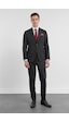 İmza Siyah Kırlangıç Yaka 6 Drop Slim Fit Tam Astar Esnek Takım Elbise 1001260158