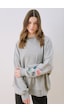 Manuka Oversıze Etiketli Sweatshırt Gri Melanj Ss26swt00003-743