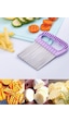 Onikiden Flosoft Tırtıklı Cips Doğrayıcı, Paslanmaz Şekilli Sebze Meyve Patates Dilimleyici Onikiden Flosoft Tırtıklı Cips Doğrayıcı, Paslanmaz Şekilli Sebze Meyve Patates Dilimleyici