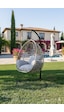 Liv Concept Rattan Tekli Bahçe Salıncağı - Konfor Serisi Açık Gri