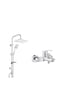 Grohe Eurosmart Tek Kumandalı Banyo Bataryası 33300003 Ve Tema 53242 Carismo Tepe Duş Seti Krom