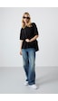 Tommy Life Siyah Penye Modal Yumuşak Tuşeli Oversize Fit Basic Kadın T-shirt- 97285 Siyah Tommy Life Siyah Penye Modal Yumuşak Tuşeli Oversize Fit Basic Kadın T-shirt- 97285 Siyah