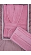 Colourist Şalyaka Bornoz Baş Havlusu-pembe