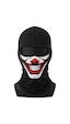 Womanandkids Wak Unisex Palyaço Baskılı Balaklava Maske 1 Adet Tek Beden Viskoz Kask İçi Outdoor Motosiklet Maske Siyah