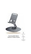 Ayarlanabilir Metal Telefon Tablet Standı Katlanabilir Masaüstü Tutucu, Kaymaz, Ergonomik