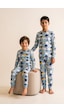 Zuzunga Kısa Kollu Planet Pattern Erkek Çocuk Pijama Takımı Mavi Zuzunga Kısa Kollu Planet Pattern Erkek Çocuk Pijama Takımı Mavi