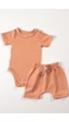 Tinylamb Elation Dessert Şort Ve Bodysuit Takım - 2 Parça Turuncu