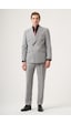 İmza Siyah-beyaz Kırlangıç Yaka Kruvaze 6 Drop Slim Fit Tam Astar Esnek Takım Elbise 1001260902 Siyah - Beyaz
