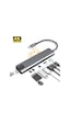 8 İn1 4K Type-C USB 3.0 Hub HDMI RJ45 SDTF Adaptörü