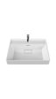 Turkuaz Seramik Sharp 60x48 cm Etajerli Lavabo