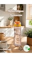 Porsima 911037-3 Bpa Free Motivasyon Sporcu Su Matarası Suluk 0,7lt Su Şişesi Turuncu