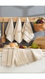 Eponj Home 6lı Mutfak Havlusu 30x50 Sofya Bej Bej