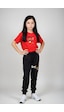 Fyk Kids Kız Çocuk Yuvarlak Yaka Baskılı Boy Cat Alt-üst Pijama Takımı Kırmızı