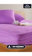 Formeya Lila Mikro Fitted Sıvı Geçirmez Yatak Koruyucu Alez Lila