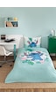 Özdilek Stitch Summer Tek Kişilik Disney Lisanslı Lastikli Çarşaf Çocuk Nevresim Takımı Çok Renkli