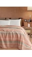 Vicuna Home 4 Mevsim Pamuklu Battaniye - Çift Kişilik Pudra