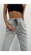 Blackjack Giyim Unısex Slim Fit Jogger Eşofman Altı Gri