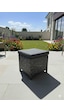 Liv Concept Çok Amaçlı Rattan Bahçe Pufu Antrasit 40x40 Cm