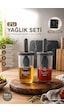 Porsima 0520 2'li Silikon Fırçalı Yağlık Yağdanlık 350 Cc Antrasi