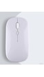 Apple Uyumlu MacBook Şarj Edilebilir Sessiz Mouse Bluetooth + 2.4hz Wifi