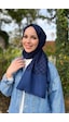 Aker Elegance Monogram Şal - 1090100-921 - Lacivert