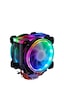 Zoko Ice-5 Auto Rainbow Fanlı RGB Led Board Kule İşlemci Fan 2 x 12 CM