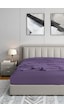 Soley Jersey %100 Pamuk Tek Kişilik 120 X 200 Lastikli Çarşaf Mürdüm