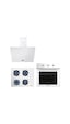 Kumtel B66-S2 MT - KO-40TAHDF - DA6-830 Dizayn Beyaz Cam Ankastre Set