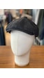 Hamze Peaky Blinders Tarz İngiliz Model Balıksırtı Desen Kaşe Kumaş Kasket Şapka Siyah