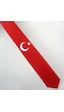 Gaffy Ay - Yıldız Desenli Dokuma Kırmızı Kravat - Ak-01 Kırmızı Gaffy Ay - Yıldız Desenli Dokuma Kırmızı Kravat - Ak-01 Kırmızı