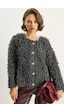 Shade Kadın Oversize Saçaklı Triko Hırka 9062 60283750 - Antrasit Shade Kadın Oversize Saçaklı Triko Hırka 9062 60283750 - Antrasit