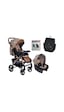 Tommybaby Tornado Travel Sistem Bebek Arabası 4'lü Antrasit