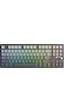 Aula F87 Pro V2 Mekanik Rgb Tkl Graywood V4 Switch Kablosuz Makrolu Hot Swap Klavye Gradyan Gri