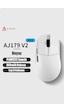 Aj179v2 Max 3 Modlu Kablolu-2.4ghz-bluetooth 1000hz 12.000 Dpı-paw 3311 Optik Sensör Oyuncu Mouse Diğer