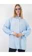 Bigdart Kadın Dokulu Oversize Tunik 5989 - Mavi