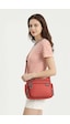 Smart Bags Kiremit Rengi Orta Boy Çok Cepli Su Geçirmez Ultra Hafif Kumaş Kadın Çapraz Çanta