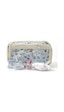 Cinnamoroll Desenli Çok Bölmeli Kalemlik - Peluş Broş-sticker-klips Hediyeli Mavi