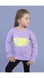 Toontoy Kids Toontoy Kız Çocuk Kol Ucu Lastikli Taş İşlemeli Baskılı Tişört Lila