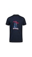2as Alex Baskılı Erkek Sıfır Yaka T-shirt 042 Lacivert