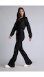 Defacto Flare Fit Ribana Siyah Kadın Pantolon E0628ax/bk81