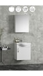 Yıldız Asma 45 Cm Beyaz Mdf Seramik Lavabolu Banyo Dolabı Takımı Beyaz