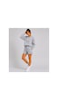Herkesemoda Hüppy Baskılı Kadın Oversize Şortlu Sweatshirt Eşofman Takımı Gri Herkesemoda Hüppy Baskılı Kadın Oversize Şortlu Sweatshirt Eşofman Takımı Gri